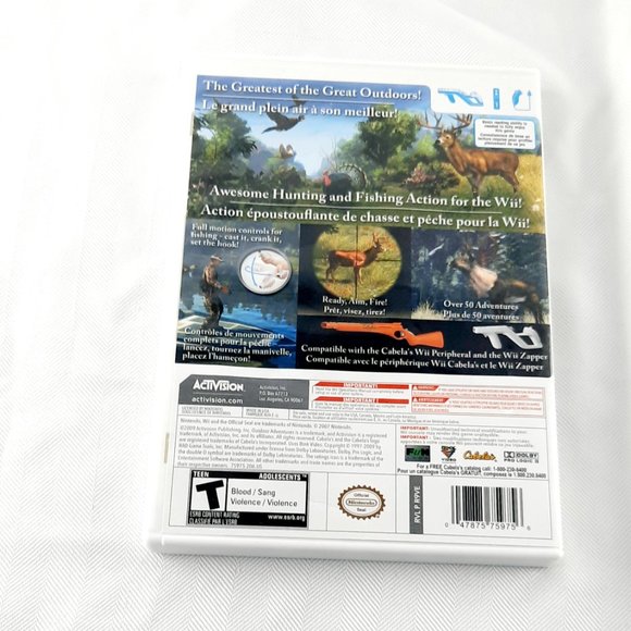 Wii Cabela's Outdoor Adventure CD Game - Picture 2 of 4